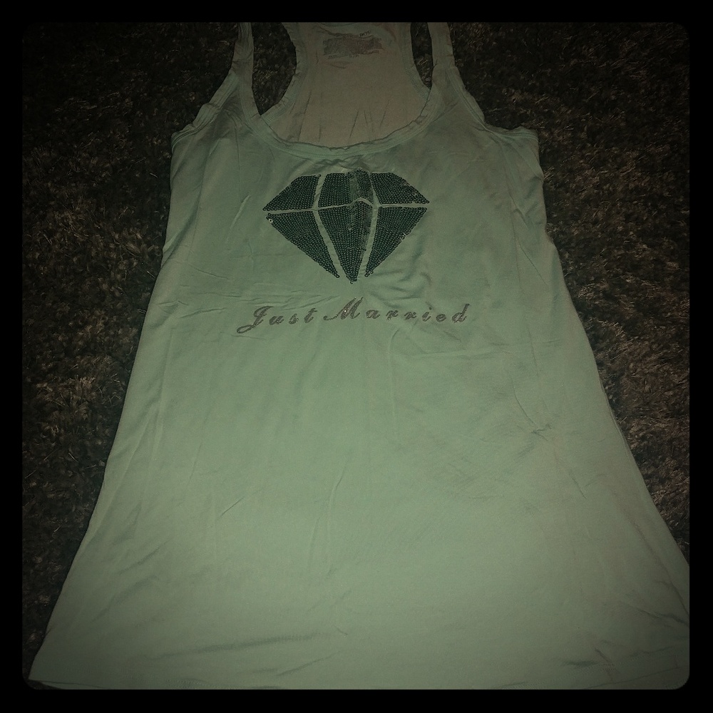 Victoria's Secret Just Married tank top